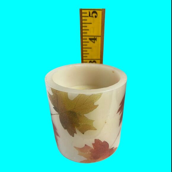 Flameless LED Candles Set Of 3 Maple Leaf Decor Tested 3 AAA Batteries - Picture 11 of 12